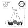 Подвесная люстра ODEON LIGHT CARAMELLA 5416/95L